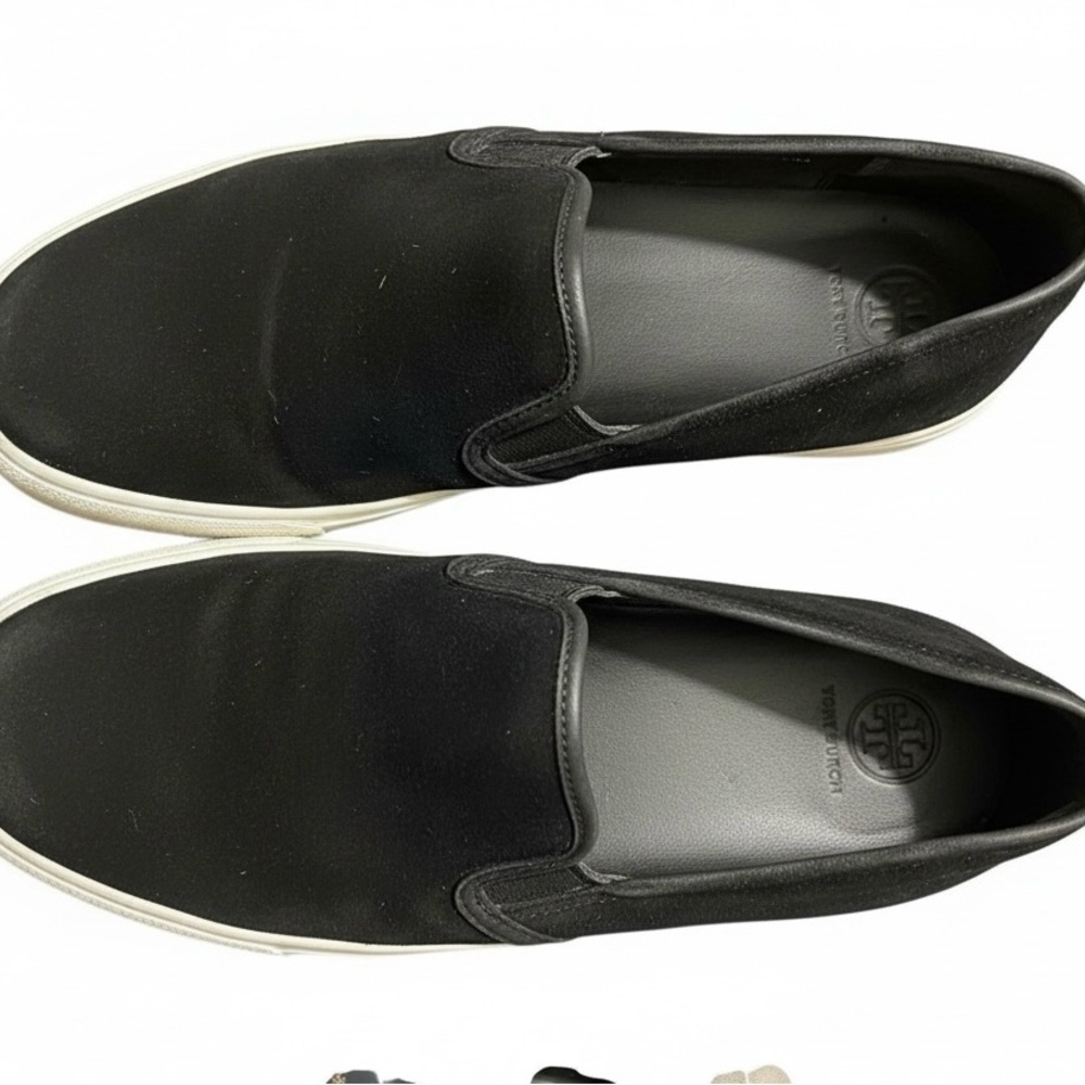 Tory Burch Black Jesse Slip-on Sneakers Size 8.5 - Picture 7 of 9